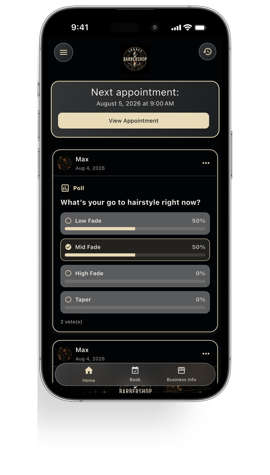 GlowBook branded client app